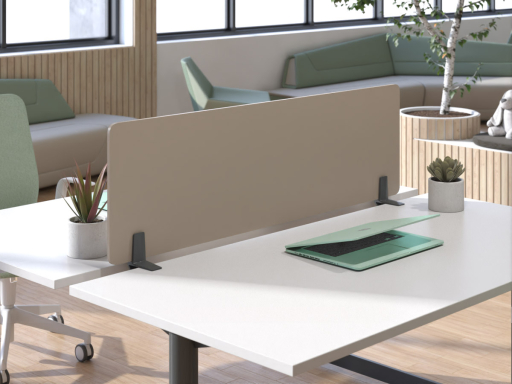 Cloisonnette frontale pour bureau et bench PLAY