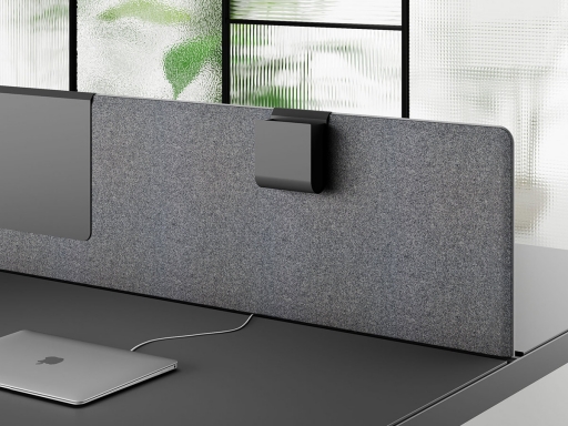 Ecran acoustique frontale pour bureaux et tables REDLINE