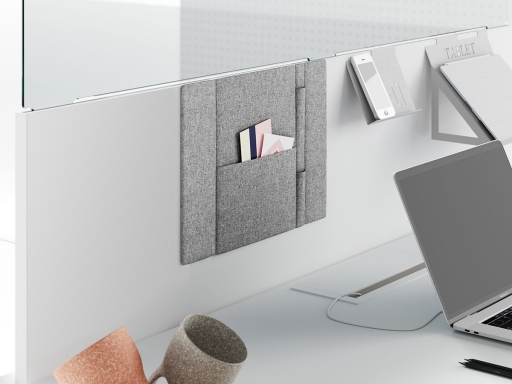Accessoire acoustique pour écran frontal pour 2 personnes