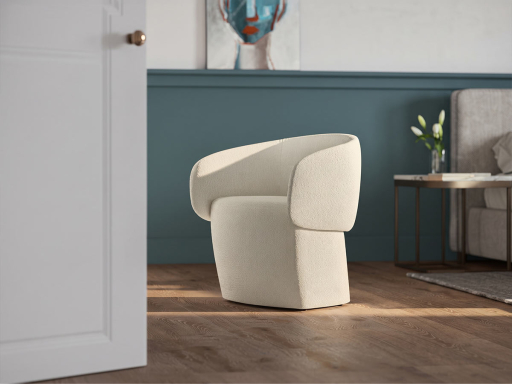 Fauteuil d'accueil COCOON Slim, fabriqué en Italie
