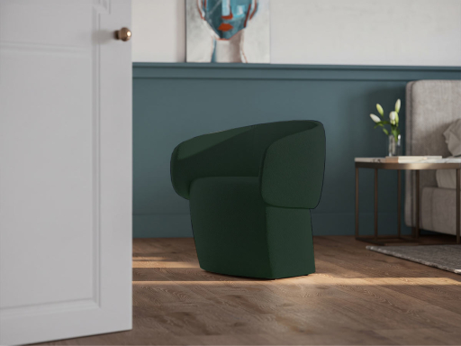 Fauteuil d'accueil COCOON Slim, fabriqué en Italie