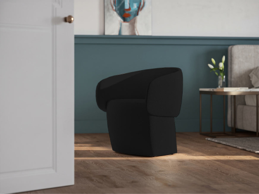 Fauteuil d'accueil COCOON Slim, fabriqué en Italie