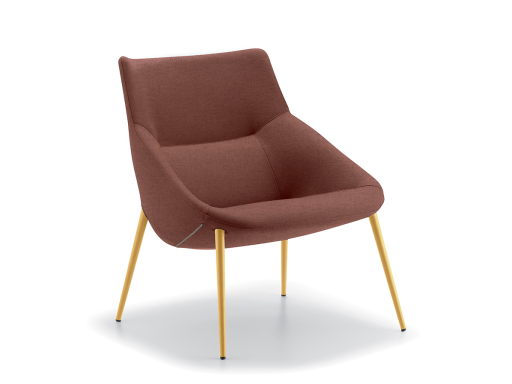 Fauteuil lounge design, fabriqué en Espagne