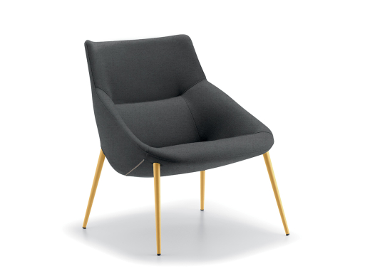 Fauteuil lounge design, fabriqué en Espagne