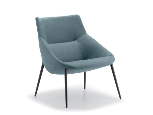 Fauteuil lounge design, fabriqué en Espagne