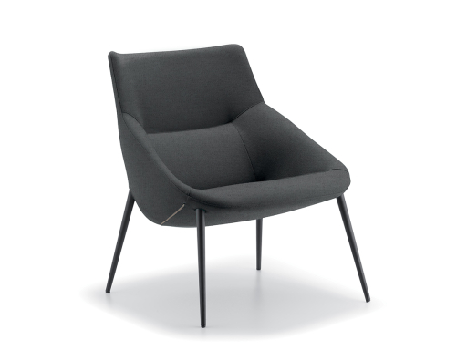 Fauteuil lounge design, fabriqué en Espagne