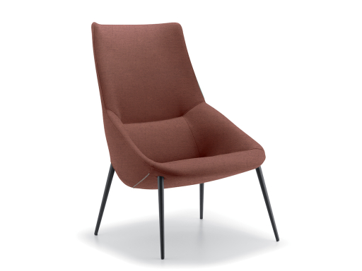 Fauteuil lounge design, fabriqué en Italie