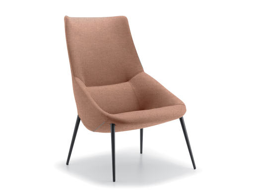 Fauteuil lounge design, fabriqué en Italie