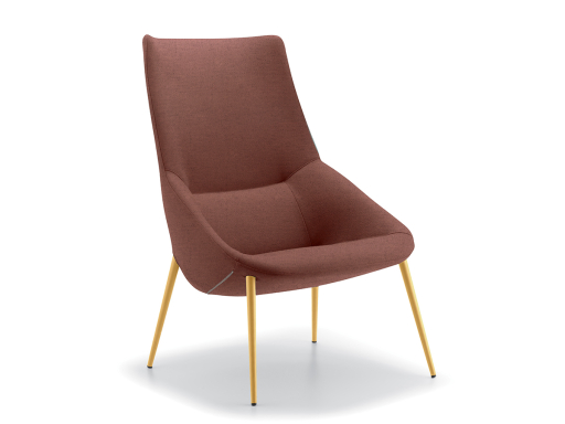 Fauteuil lounge design, fabriqué en Italie