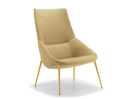 Fauteuil lounge design, fabriqué en Italie