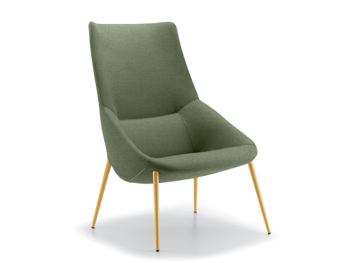 Fauteuil lounge design, fabriqué en Italie