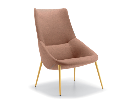 Fauteuil lounge design, fabriqué en Italie