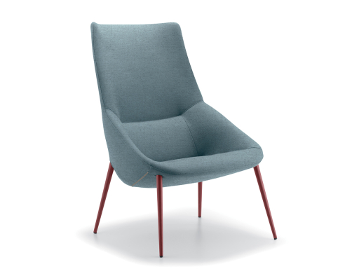 Fauteuil lounge design, fabriqué en Italie