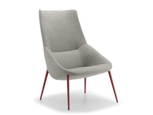 Fauteuil lounge design, fabriqué en Italie