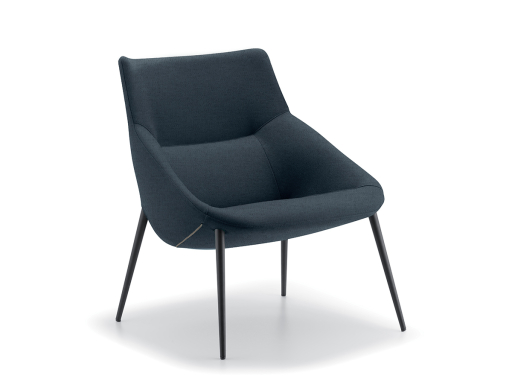 Fauteuil lounge design, fabriqué en Espagne