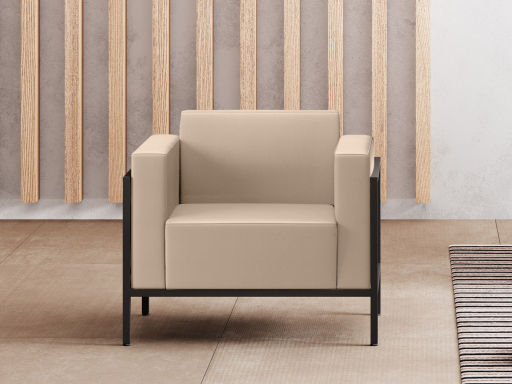 Fauteuil d'accueil, fabrication italienne
