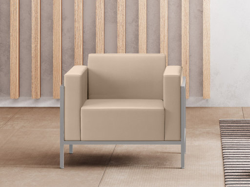 Fauteuil d'accueil, fabrication italienne