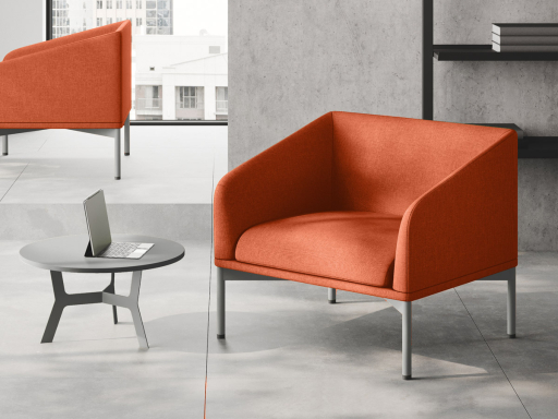 Fauteuil d'accueil, fabrication italienne
