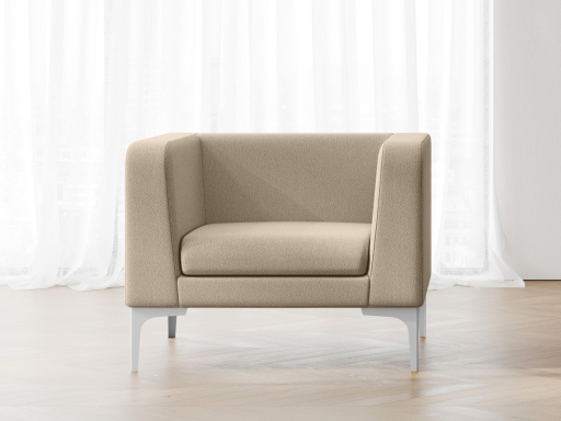 Fauteuil d'accueil design, fabrication italienne
