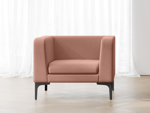 Fauteuil d'accueil design, fabrication italienne