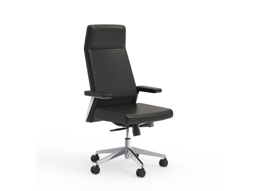 Fauteuil de direction WARREN design en cuir