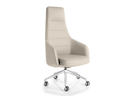 Fauteuil de direction en cuir VISION