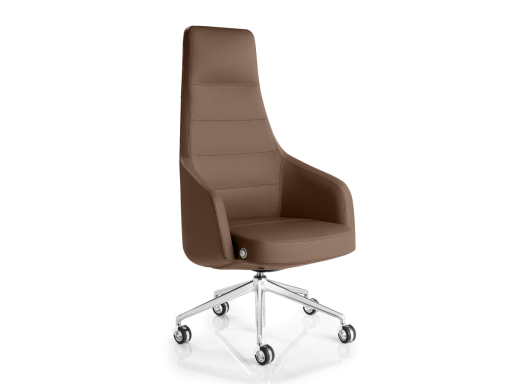 Fauteuil de direction en cuir VISION