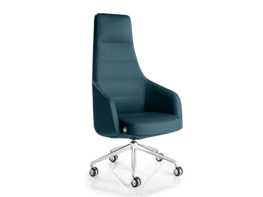 Fauteuil de direction en cuir VISION
