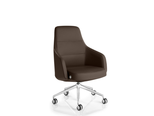 Fauteuil de direction en cuir VISION