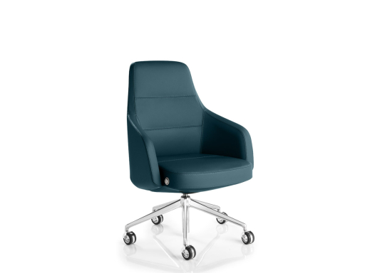 Fauteuil de direction en cuir VISION
