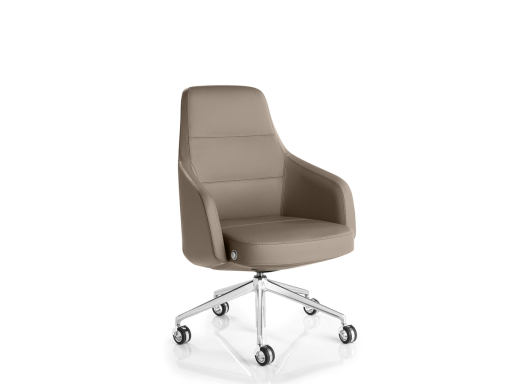 Fauteuil de direction en cuir VISION