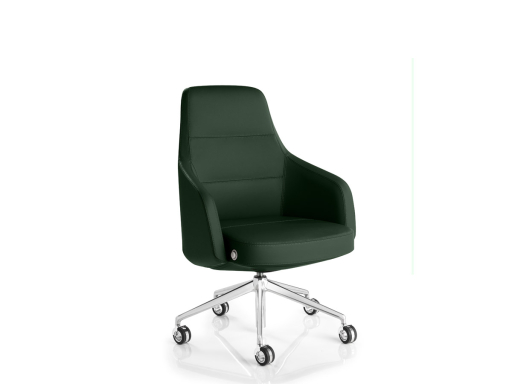 Fauteuil de direction en cuir VISION