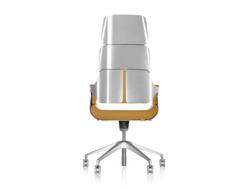 Fauteuil SILVER 362S Dossier haut avec dossier métal, Design