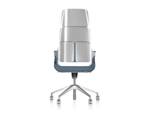 Fauteuil SILVER 362S Dossier haut avec dossier métal, Design