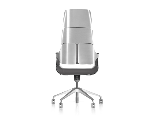 Fauteuil SILVER 362S Dossier haut avec dossier métal, Design