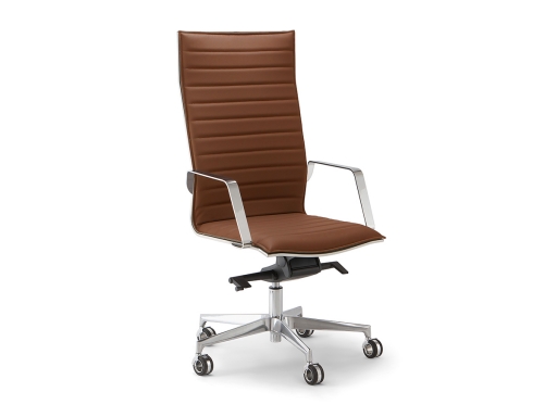 Fauteuil de direction en cuir SERENITY design