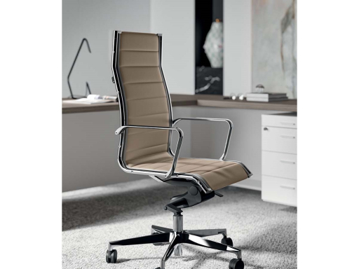 Fauteuil de direction design en cuir