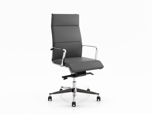 Fauteuil de direction en cuir confortable