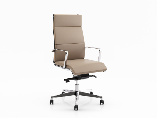 Fauteuil de direction en cuir confortable