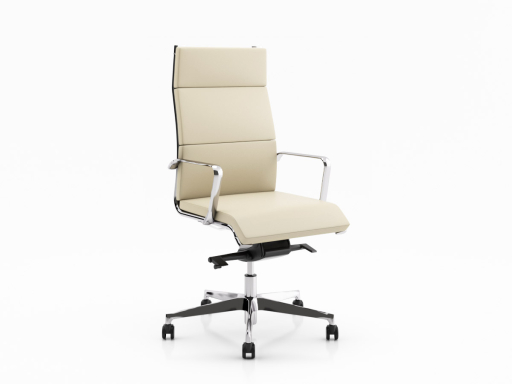 Fauteuil de direction en cuir confortable