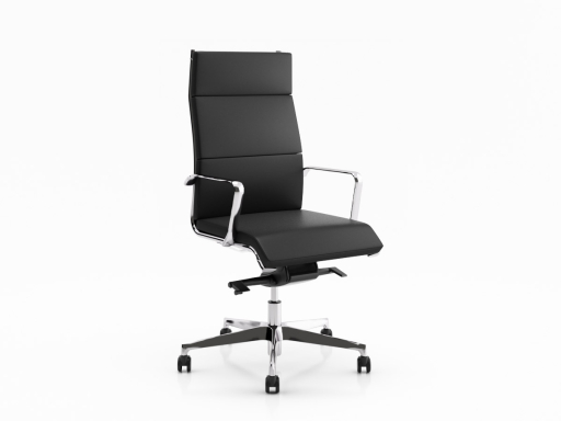 Fauteuil de direction en cuir confortable