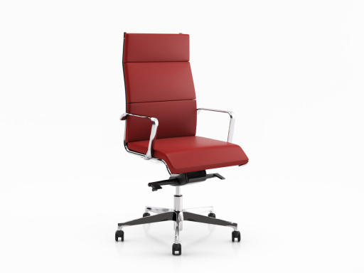Fauteuil de direction en cuir confortable