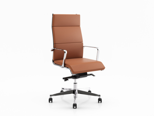 Fauteuil de direction en cuir confortable