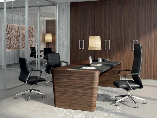 Fauteuil de direction haut de gamme en cuir