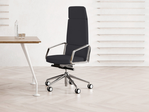 fauteuil haut de gamme en cuir veritable ZÉNITH, fabriqué en Italie