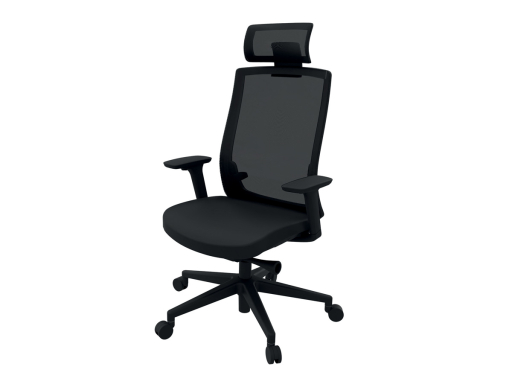 Fauteuil ergonomique résille auto-portante haut dossier