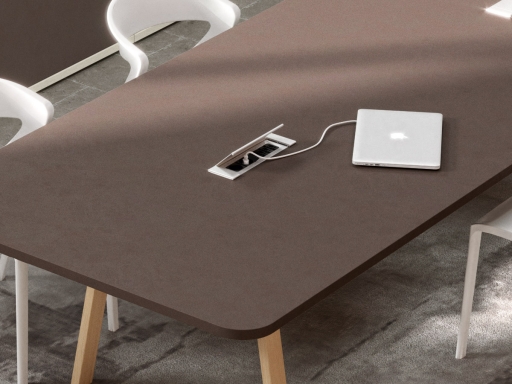Trappe d'électrification pour tables et bureaux Atra