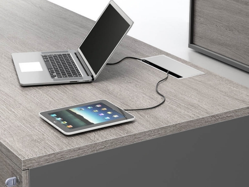 Trappe top access SIMPLE pour tables et bureaux Atra