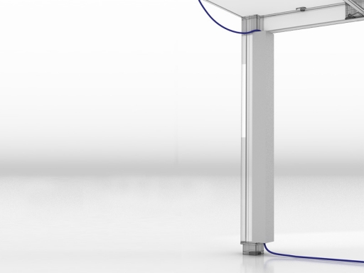 Goulotte verticale aimantée Deskissimo pratique