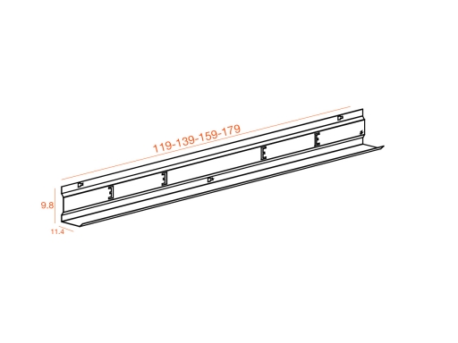 Goulotte individuelle pour bureau SYLAR, produit en espagne